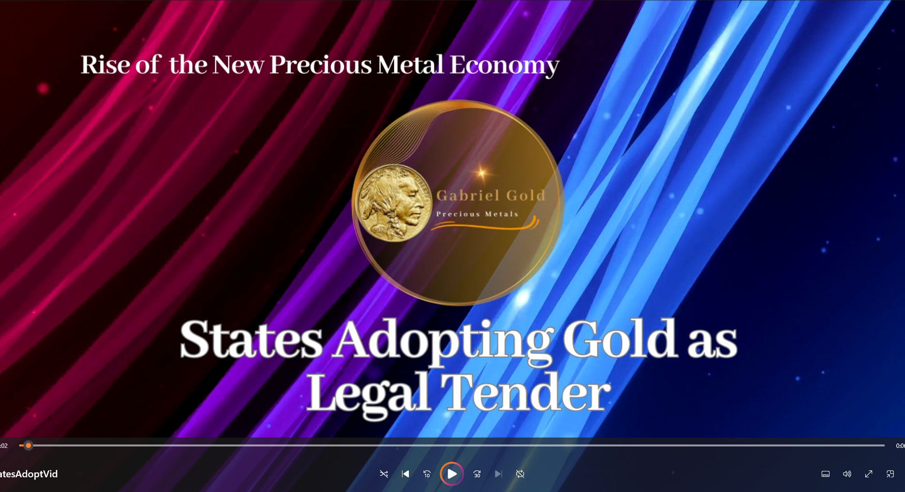 States Adopt Gold